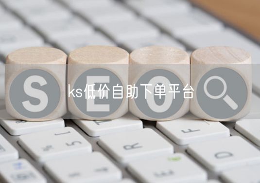 ks低价自助下单平台